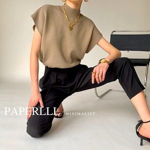 Minimalistic turtleneck top